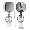 Tragbarer Metall-Zugspulen-Karabiner Einziehbarer Anti-Verlust-Ausweisspulen-Clip Einbruchsichere Kette Organizer Outdoor