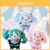 Adorable Cute Hatsune Miku Plush Toy Keychain Pendant Fluffy Cartoon Soft Plush Doll Pink Green Blue