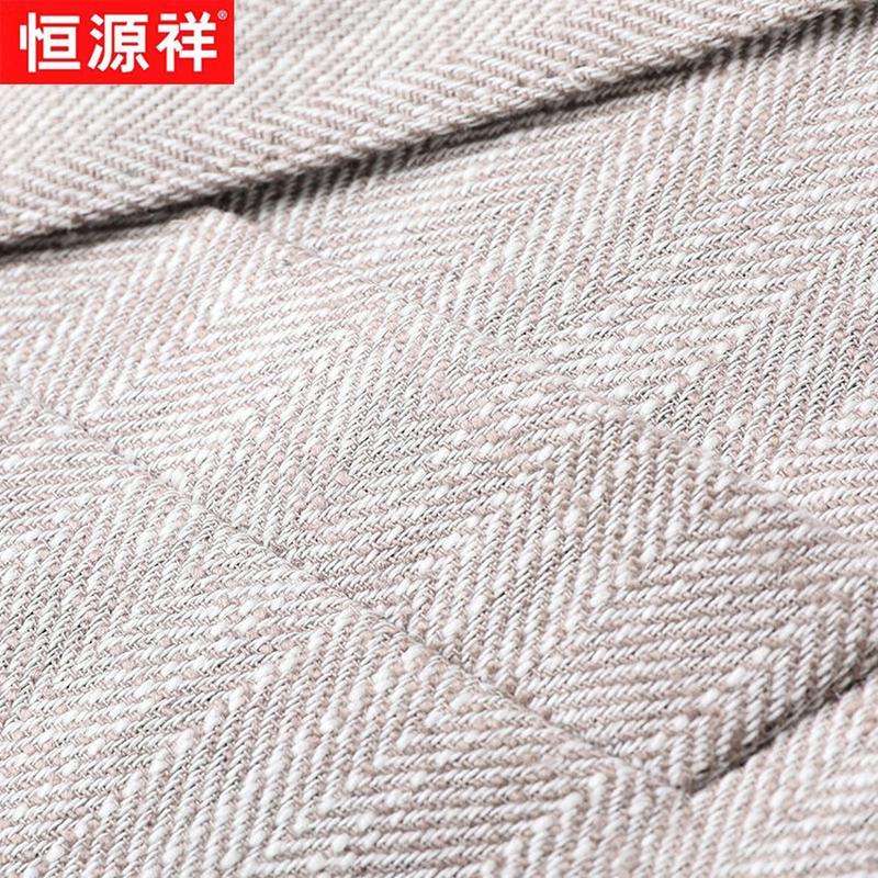 Hengyuanxiang Men's Slim Fit Linen Blend Striped Blazer