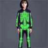 Kids Glowing Skeleton Costume Halloween Party Outfit With Breathable Polyester Breathable Cosplay Clothing for Kids