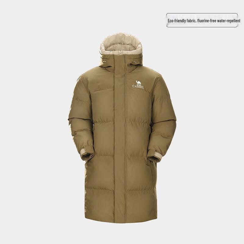 Camel Men's 2024 Mid-Length Warm Down Jacket