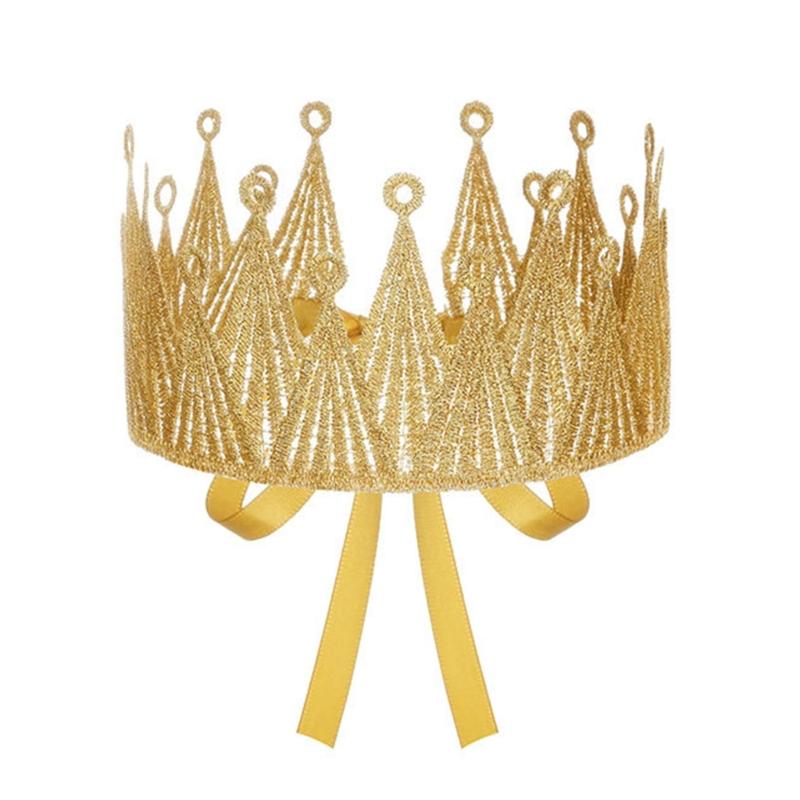 Royal Crowns Prince Crown Costume Accessories for Royal Themed Parties,Halloween,Cosplay,Roleplay Birthday Celebrations