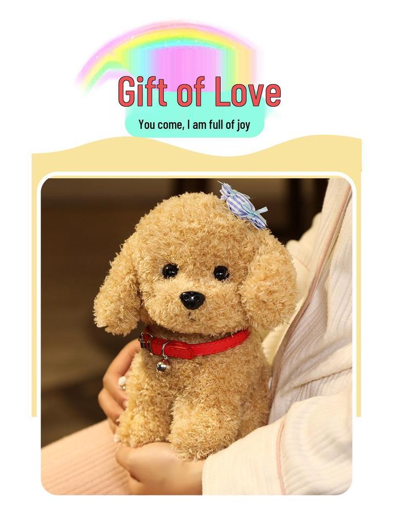 Teddy Dog Plush Toy: Children's Soothing Doll & Activity Gift