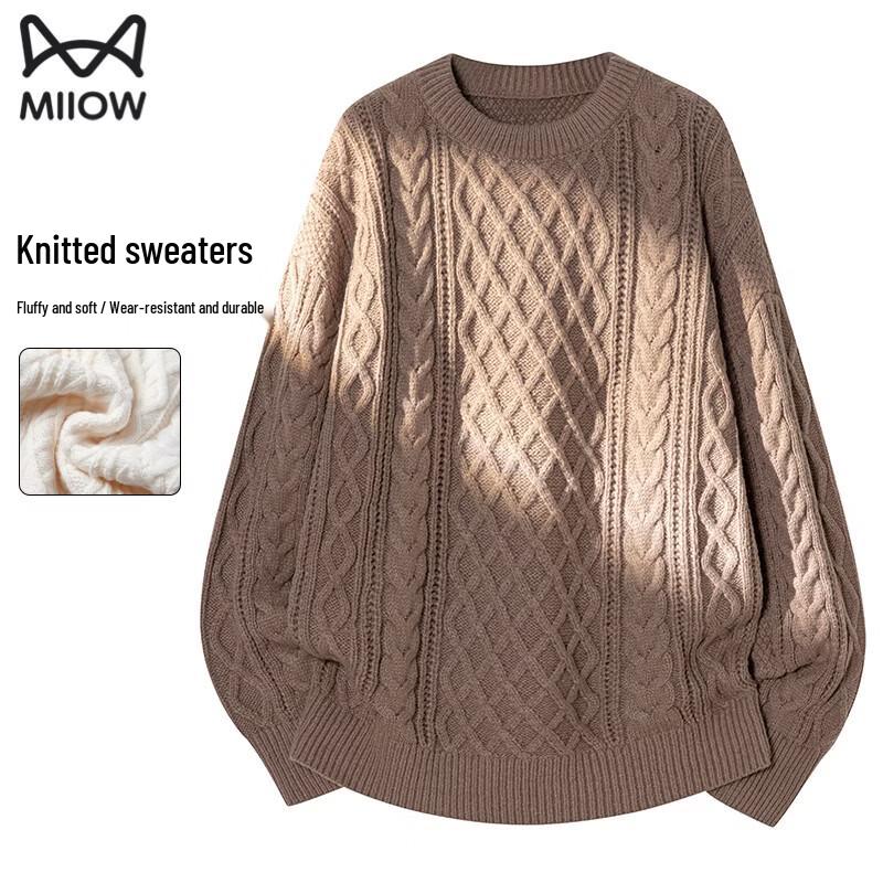 MiiOW Men s Casual Pullover Knit Sweater XL