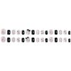 Domestic hot-selling nail art films, cute cartoon kittens, classic cat's eye bows, polka dots, short wearing nail films.