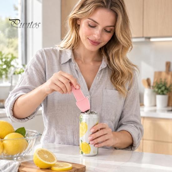 Decorative Key Ring Tool Portable Beverage Can Opener Keychain, 3D Printed Nail Polish Small Bottle for Rings Shape with Outdoor Activities
