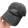 Fashion Hat Korean version of letter embroidery broken mouth do old soft top baseball hat female tide sunshade sunscreen foreign style cap travel