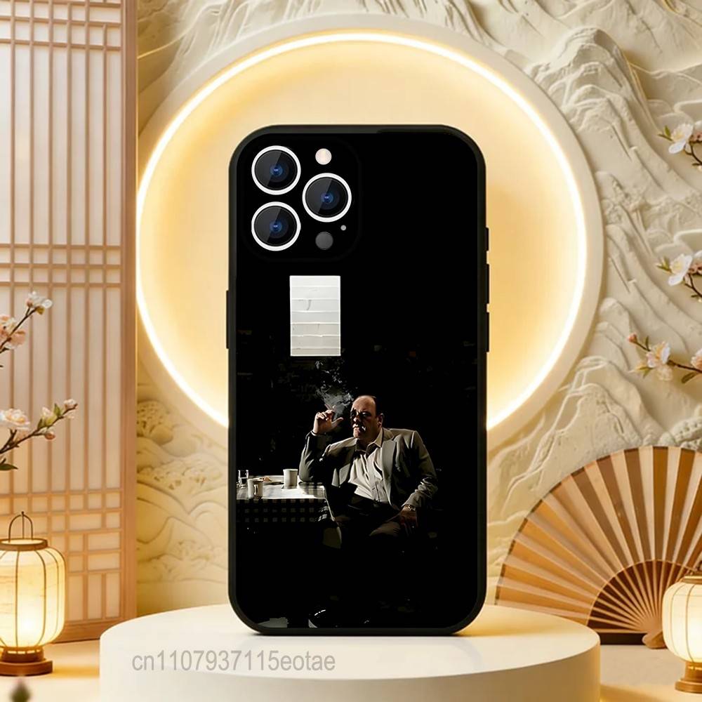TV The S-Sopranos Tony Phone Case For iPhone 17,16,15,14,13,12,11,Pro,Max,Plus,E,Air,Mini Protective Black Cover
