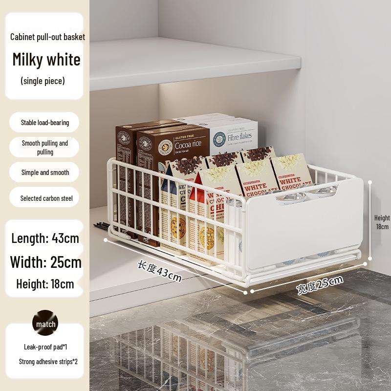 Ausziehbares Küchenregal: Multifunktional, Faltbar, Unter-Spüle Gewürzkorb mit Etagenlagerung