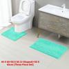 Mat Fashion Wool Comfortable Simple Toilet Bathroom Absorbent Set Threepiece