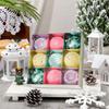 Balls Christmas Scene Decoration Kit With Colorful Plastic For Festival Party