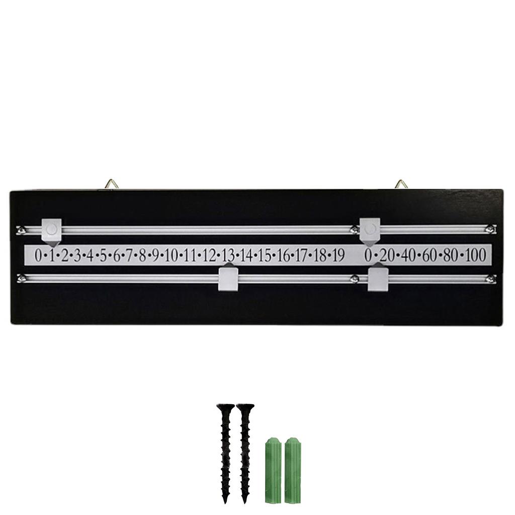 Snooker Pool Scoreboard Game Scorer Billiard Tool for Club, Billiard Scoreboard Wall Mounted Snooker Game Score Board