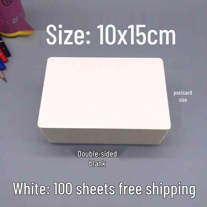 DIY Blank Postcards: Creative Writing, English Word, and Pinyin Greeting Cards