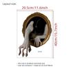 Spooky Mirror Hand Wall Sticker, Removable Self-Adhesive Pvc Wall Sticker, Suitable For Home, Office, Halloween.