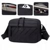 Torebka listonoszka czarna miejska wodoodporna modna na ramię elegancka uniwersalna 2,6 l super5 fkb754black