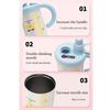 Leak-proof Coffee Cup Stainless Steel Thermal Coffee Mug Fashion Insulated Water Bottle  Travel