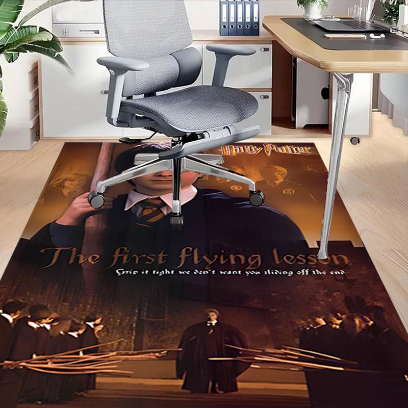 1pc Harry Potter The first flying lesson Carpet, for Home & Office Decor, Desk Chair Carpet, Festive Gift,Conference Room CarpetL1232