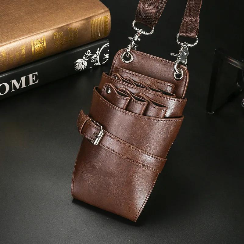 Professional Barber Hair Scissors Bag Hairdressing Tools Scissors Kit Bags Hairdressing Barber Scissor Holster Bag