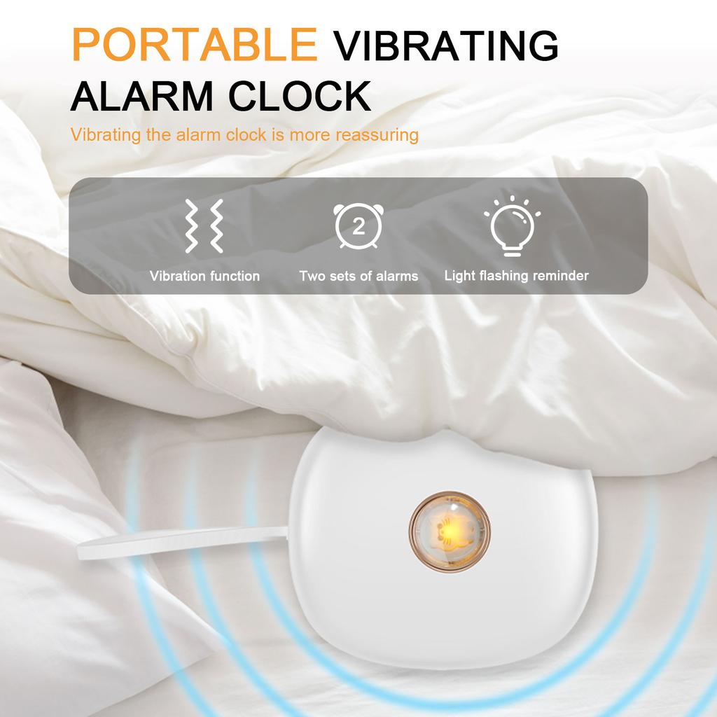 Alarm Clock Silent Vibration Alarm Clocks Student Wake Up Strong Wake Artifact Creative Mute LED Digital Clock for Heavy Sleeper