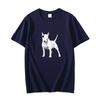 English Bull Terrier Design Fashion Graphic T Shirts Cotton T Shirt For Men Oversized Tees Tops Oneck Tshirt Mens Clothing
