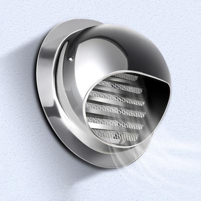 1PC Air Vent Grille Air Vent Kanal Abdeckung Auspuff Grille Abdeckung Vents Kappe Edelstahl