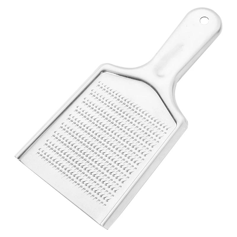 Silver Ginger Grater Wasabi Grater Crusher Stainless Steel Garlic Grinder Kitchen Fruit Root Vegetables Ginger Grinding Tool