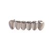 Glossy 6-Teeth Hip Hop Grillz in Gold Electroplated Copper - Exaggerated Halloween Tooth Jewelry