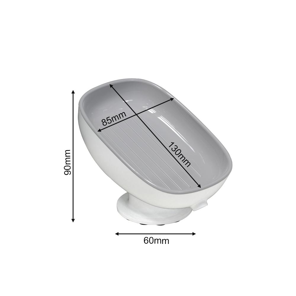 Super Suction Cup Soap Dish with Drain Water For Bathroom Soap Holder Kithcen Sponge Holder Soap Container Bathroom Supplies