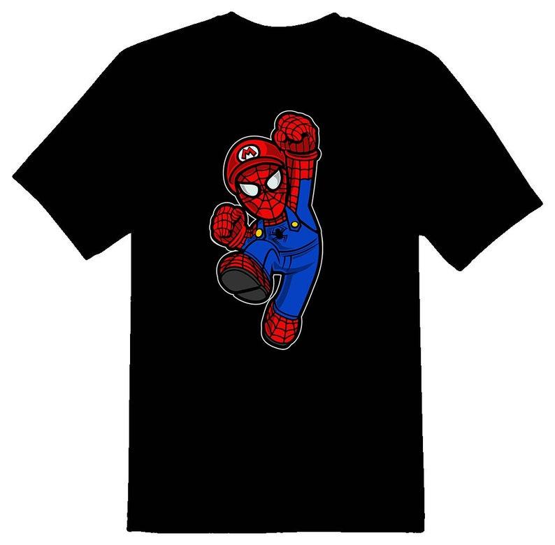 Spidey plumber cartoon guy Tee Shirt 140