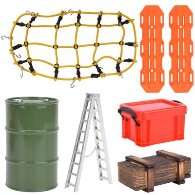 110 Elastic Luggage Net Storage Box Ladder RC Car Accessory Set Fit for Traxxas
