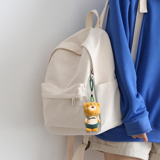 Kawaii Plüsch Anhänger Niedlicher Tier Schlüsselanhänger Weich Flauschig Tsundere Emoticon Taschenanhänger für Rucksack Geldbörse Dekompressionsspielzeug Geschenk