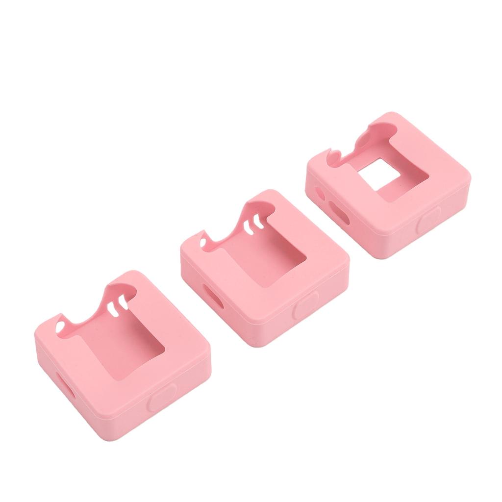 3 Pezzi Custodia Protettiva in Silicone Adatta per RODE Wireless Go II Sistema Microfonico Cover Protettiva Microfono Antiurto