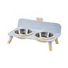 Gamelle Antidérapante pour Chien sur Pied Surélevée pour Animaux de Compagnie Gamelle Chat Cœur Utilisation Intérieure