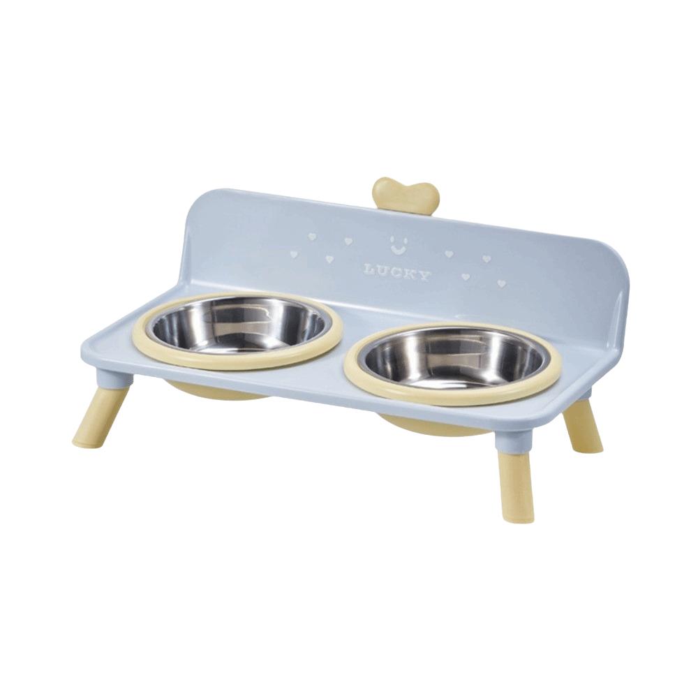 Gamelle Antidérapante pour Chien sur Pied Surélevée pour Animaux de Compagnie Gamelle Chat Cœur Utilisation Intérieure