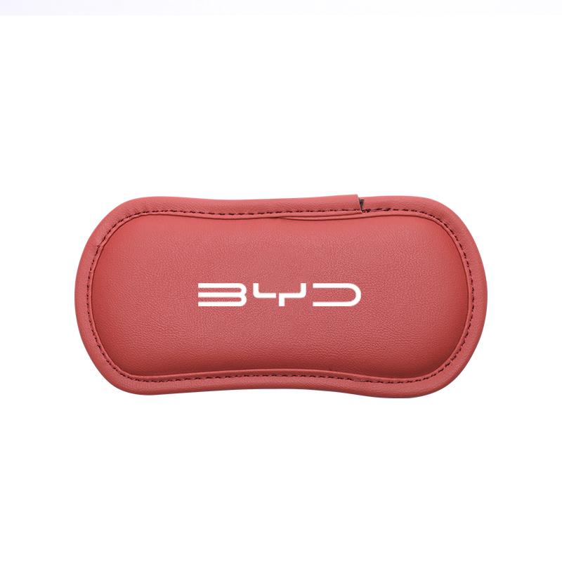 Leather Car Pillow Car Knee Pad Elastic Memory Foam Leg Pad For BYD Tang F3 E6 Atto3 Yuan Plus Song Max F0 G3 I3 Ea1 Dmi 2din S7
