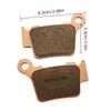 2Pcs Motorcycle Brake Pads With Excellent Stopping Power And Long Service Life Perfect For Off Road Street Dirt Bike Riding