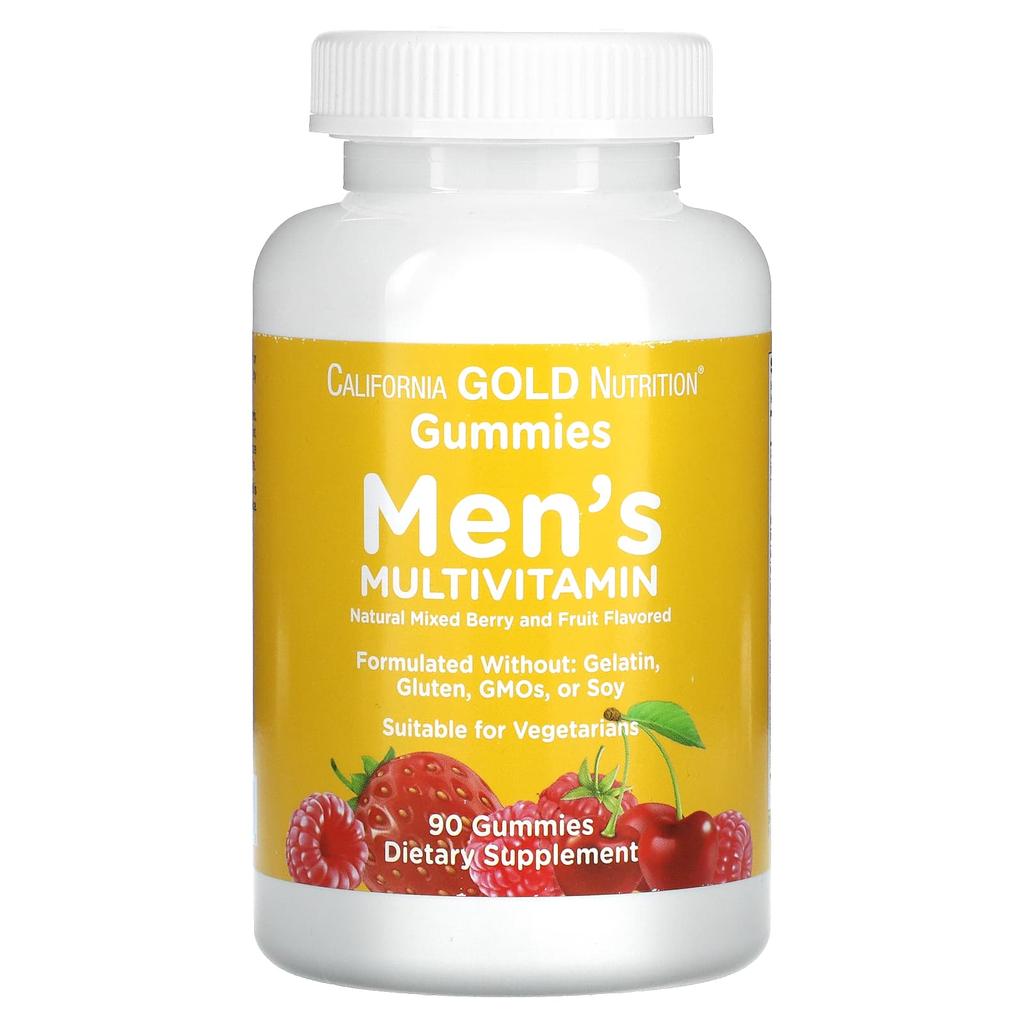 💰Kaufe California Gold Nutrition, Men’s Multi Vitamin Gummies, No