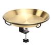 Outside Birdbaths Bowl Metal Detachable Bird Water Spa Bowl for Outdoor Garden Yard Patio Lawn