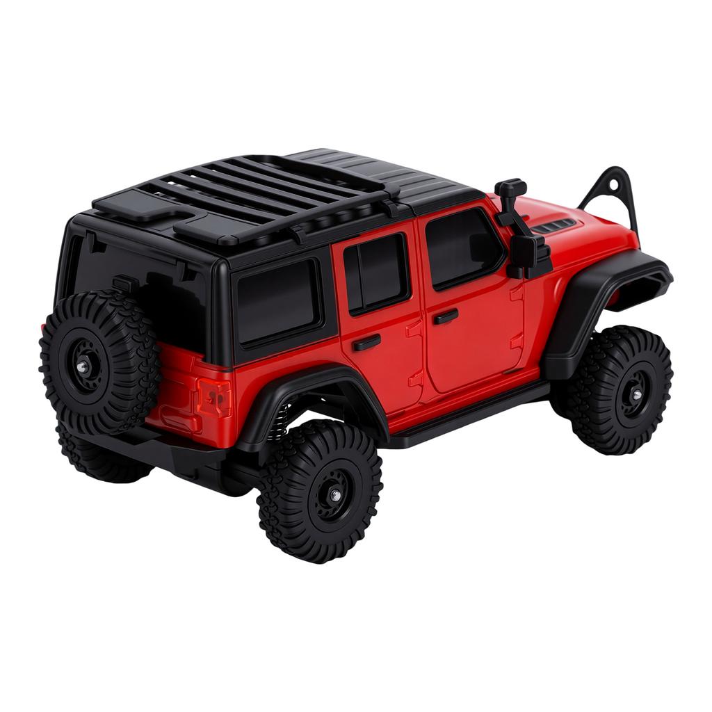 1:43 Scale RC Car, 2.4G Remote and App Control Electric Off Road Vehicle with LED Lights, Interchangeable Body Shells