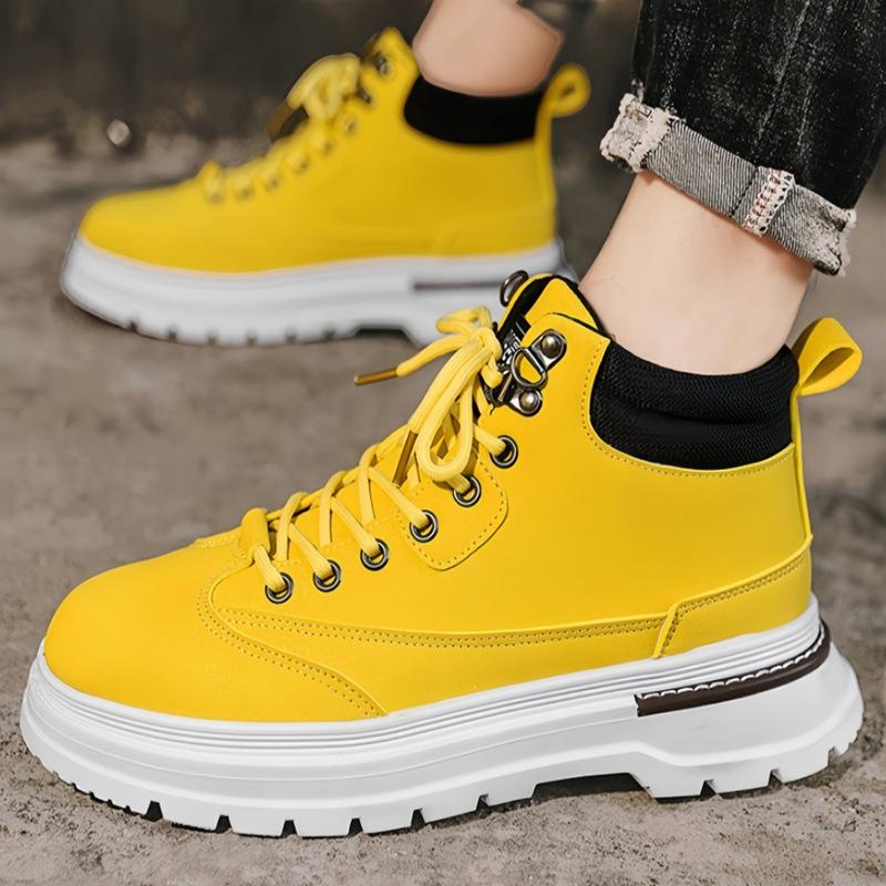 Fashion Quality Men Sneakers New Casual Boots for Men Outdoor Ankle Boots Skateboarding Motorcycle Boots Men Zapatos Zapatillas Hombre