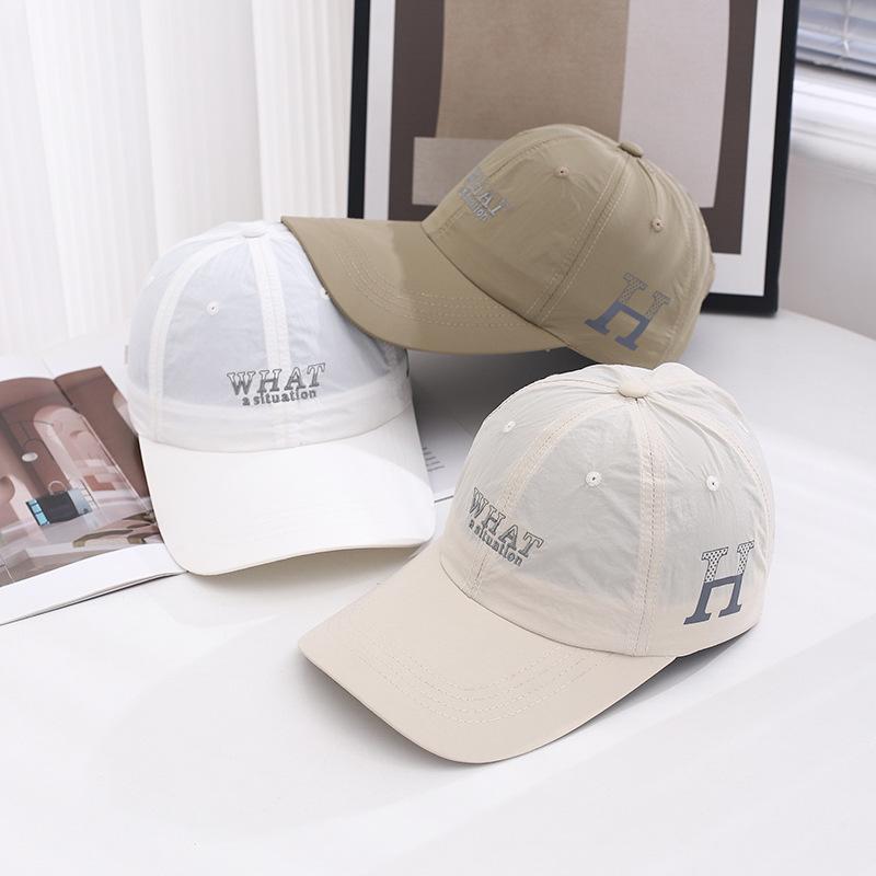 Summer Hat Women's New Style Extended Hat Quick Drying Baseball Hat Men's Versatile Baseball Cap Casual Outdoor Sun Protection