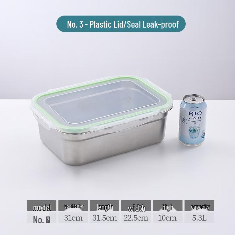 304 Stainless Steel Food Storage Container