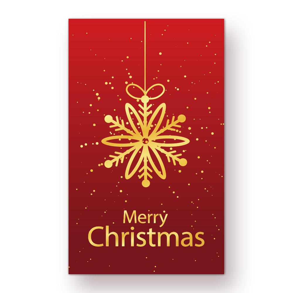 10-50pcsCreative Merry Christmas Small Greeting Cards Kids Mini Christmas Greeting Cards New Year Postcard Gift Card Xmas Party