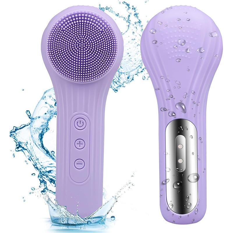 Sonic IPX7 Wasserdichtes Gesichtsreinigungsbürsten-Gerät Gesichtshautpflege Peeling Exfoliator Reiniger Vibrationsmassagegerät Tiefenreinigung
