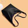 Genuine Leather Women's Bag Fashionable and Simple Tote Bag Cowhide Single-shoulder Crossbody Bag