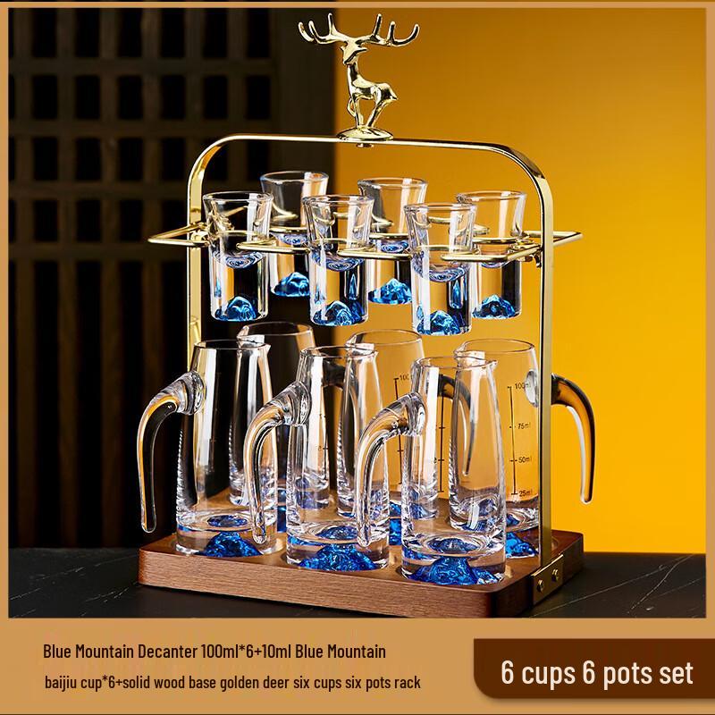 

Shangqi Handmade Glass Baijiu Decanter Set