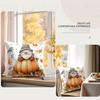 Autumn Theme Dwarf Cushions Pillowcase Polyester Cushion Cover Throw Pillow Sofa Decoration Pillowcover Home Car Decor