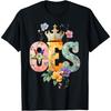 OES Blumenkönigin Schöne Krone Schwestern des Östlichen Sterns T-Shirt