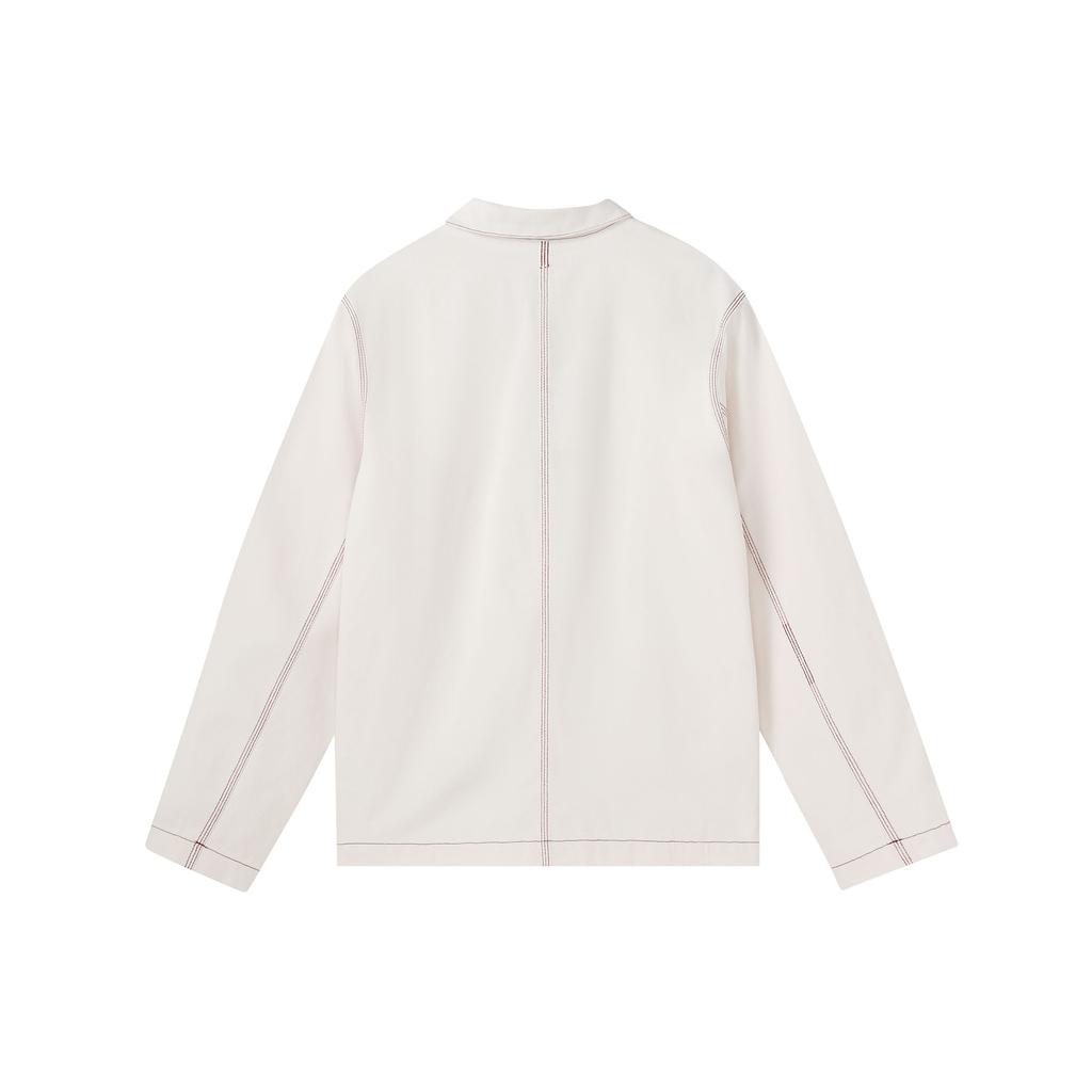 Nike Sportswear Solid Color Collar Utility Jacket Men Jackets Phantom White FD9899-030