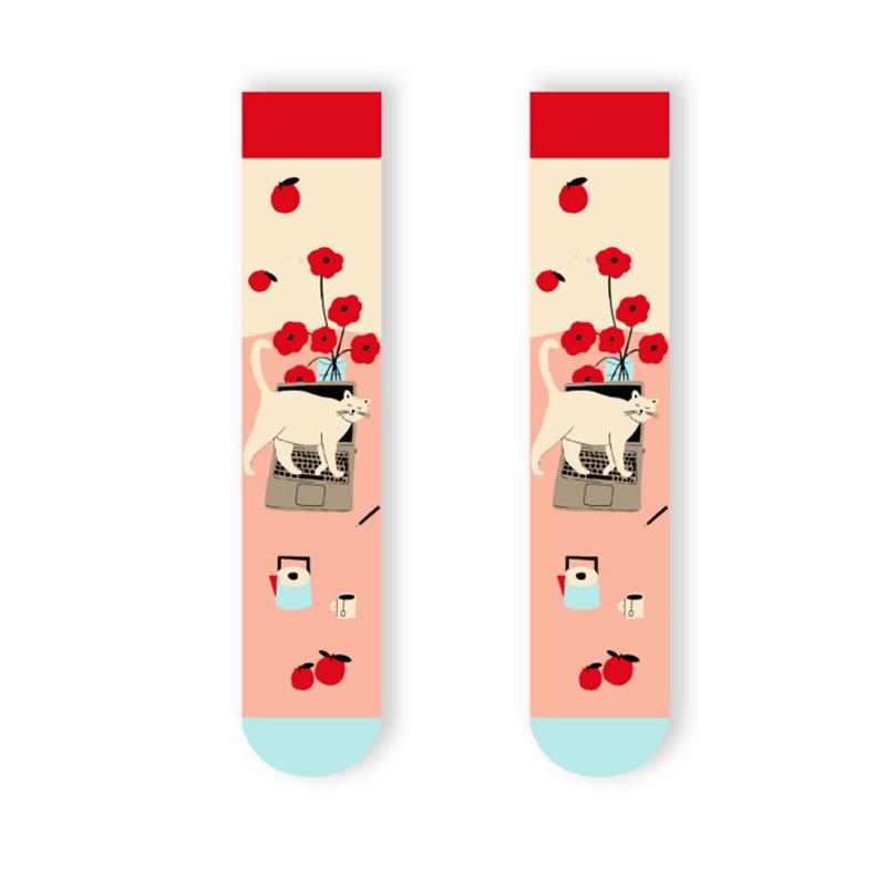 36-47 Sports Socks Trend Men'S Stockings Medium And High Socks Zhuji Socks Industry